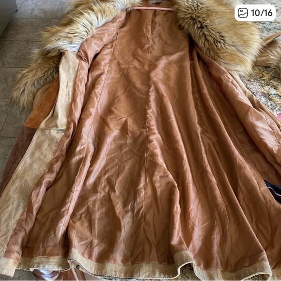 ASOS Multicolor Faux Fur Trim Teddy Jacket - Picture 10 of 15